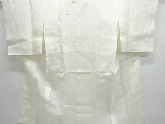 アンティーク　本麻透かし織　竜田川模様長襦袢